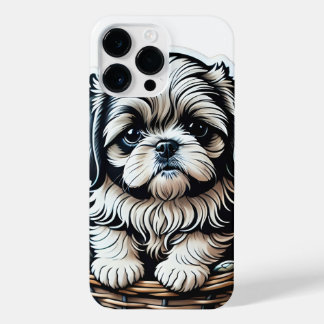 Little Shih Tzu Puppy em uma capas de iphone de ce