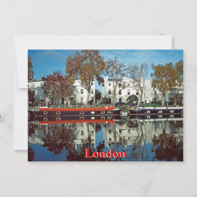 Little Venice, cartão de Londres (Frente)