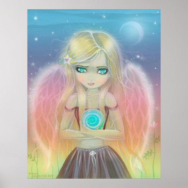 Little Whirlwind Angel Poster Impressão (Frente)