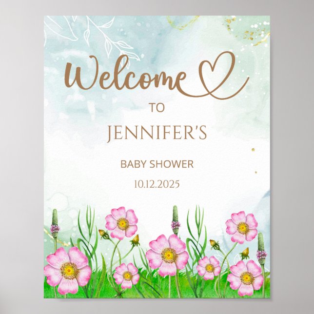 Little Wildflower está a caminho poster (Frente)