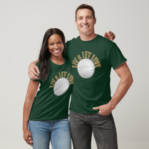 Liv and Let Live - Unisex Golf T-Shirt