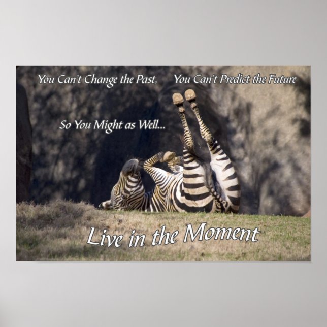 Live in the Moment Poster (Frente)