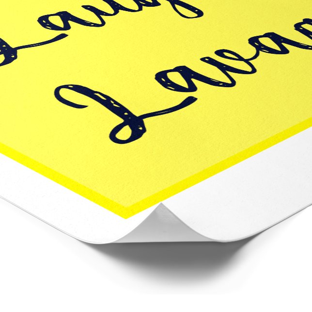 Live Laugh Lavage Poster da CRONEA (Borda)