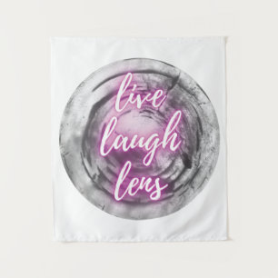 Live Laugh Lens Tapeçaria