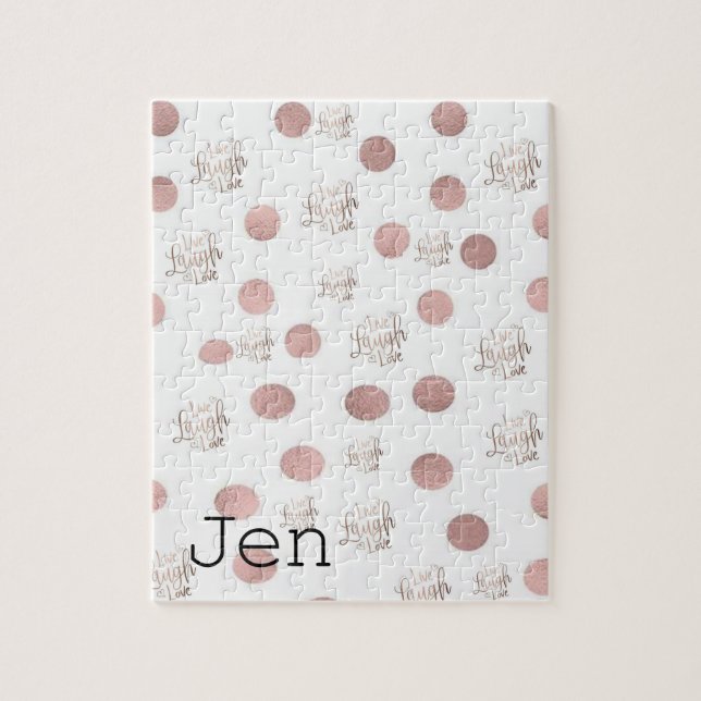 Live Laugh Love Jigsee Quebra-cabeça (Vertical)