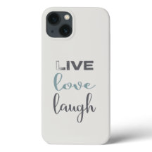 Live Love Laugh Typografia Case-Mate capas de ipho