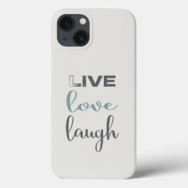 Live Love Laugh Typografia Case-Mate capas de ipho
