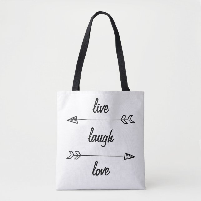 Live, Ria, Love Tote Bag (Frente)