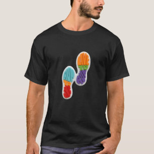 Live to Run, Run to Live Pegada T-Shirt