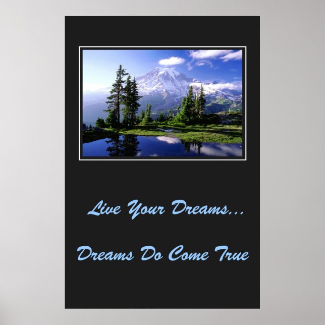 Live Your Dreams Poster (Frente)