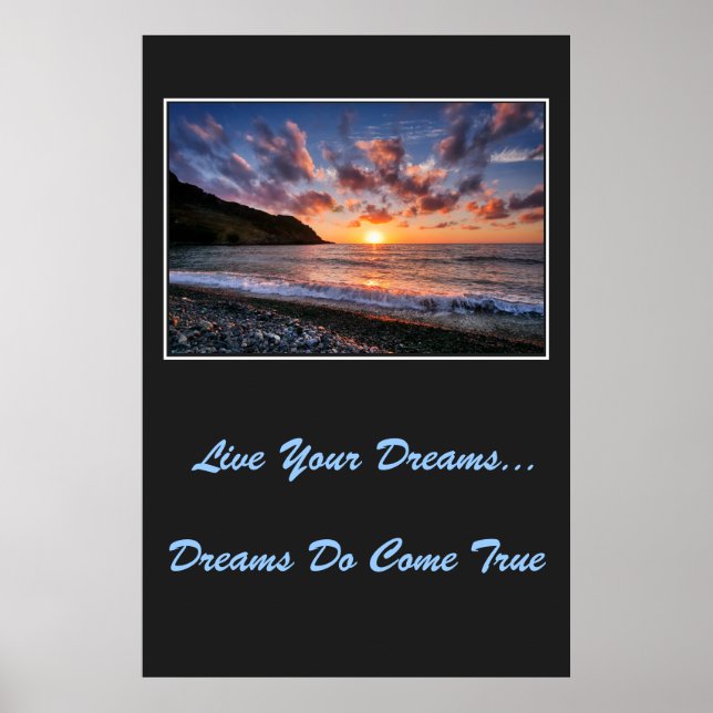 Live Your Dreams Poster (Frente)