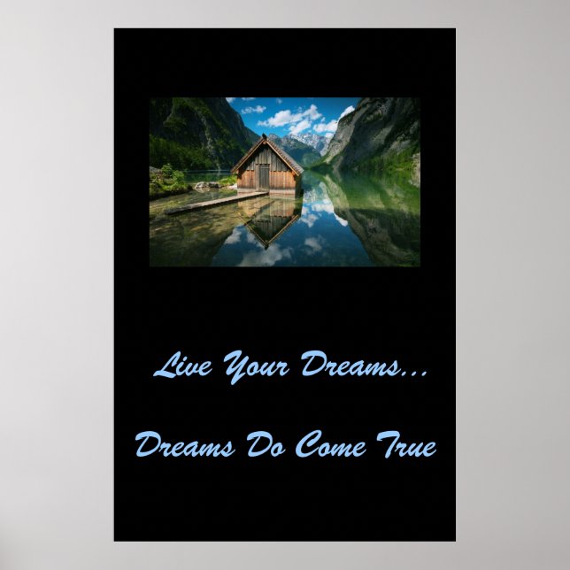 Live Your Dreams Poster (Frente)