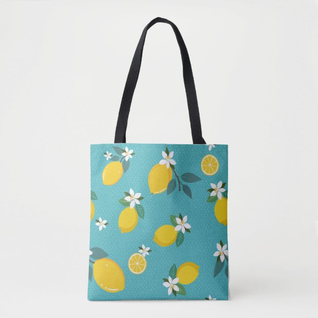 lively lemons tote bag (Frente)