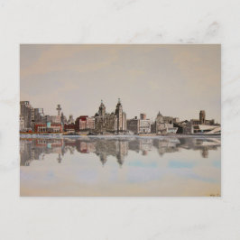 Liverpool De Edifícios Hepáticos - Cartão Postal