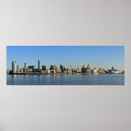 Liverpool Skyline Poster