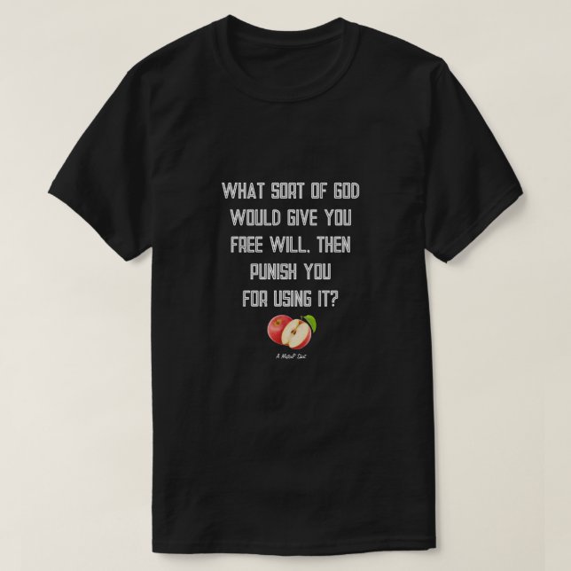 Livre Arbítrio - Uma Camiseta MisterP (Frente do Design)