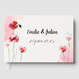 Livre d'or "Coquelicots"