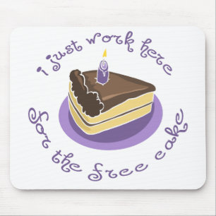 Livre o bolo Mousepad