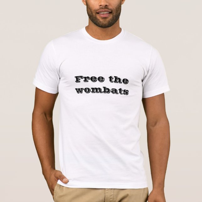 Livre o t-shirt de Wombats (Frente)