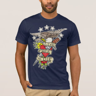 Livres vivos ou morrem camisa