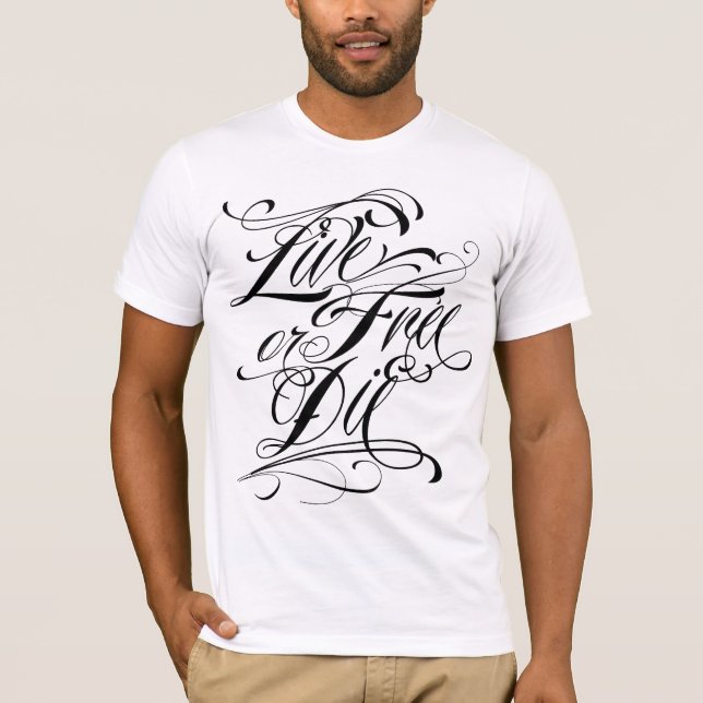 Livres vivos ou morrem camisa (Frente)