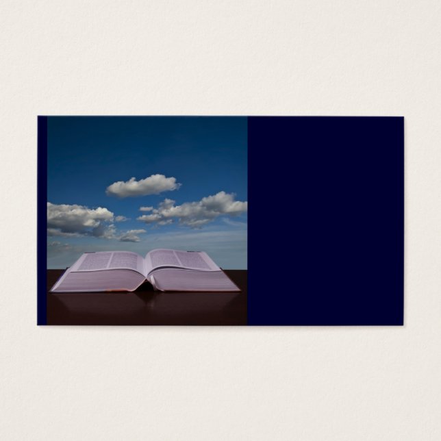 Livro Aberto e Céu (Frente)