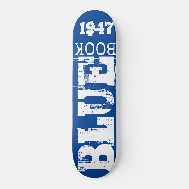 LIVRO AZUL Skateboard (Frente)