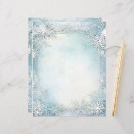 Livro Branco Azul com Neve Floco de Neve