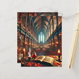 Livro Branco da Biblioteca Mágica de Autumn Whimsi