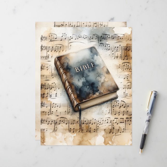 Livro Branco da Santa Bíblia (Frente/Verso In Situ)