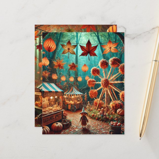 Livro Branco do Carnaval de Florestas do outono (Frente/Verso In Situ)