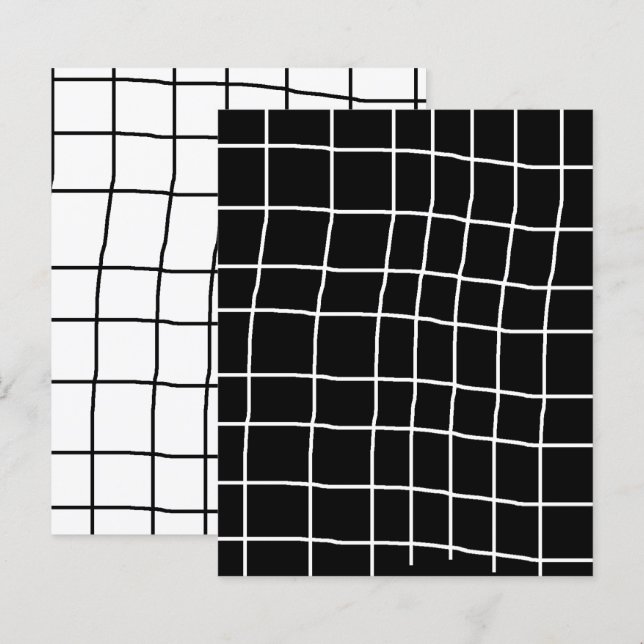 Livro Branco Preto sobre Grade Cruzada (Frente/Verso)