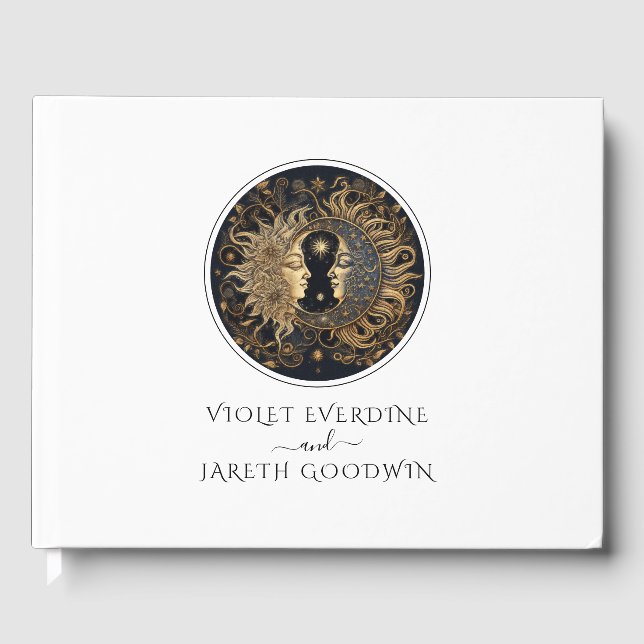 Livro Convidado Celestial Sun Moon (Frente)