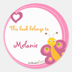 Livro das etiquetas de Customized*Butterfly