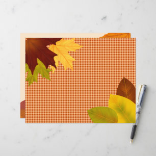 Livro de Ação de Graças de Autumn Gingham