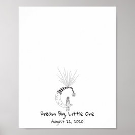 Livro de Balão com Impressão Digital de Menina Sen