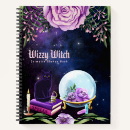 Livro de Bruxaria de Cristal Esoterno Gótico Grimo