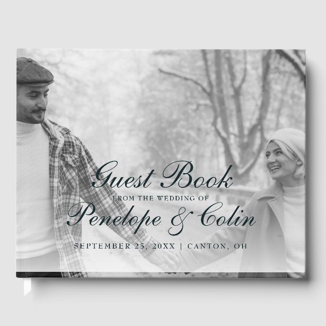 Livro de Casamentos do Elegant 2 Biblioteca de Fot (Frente)