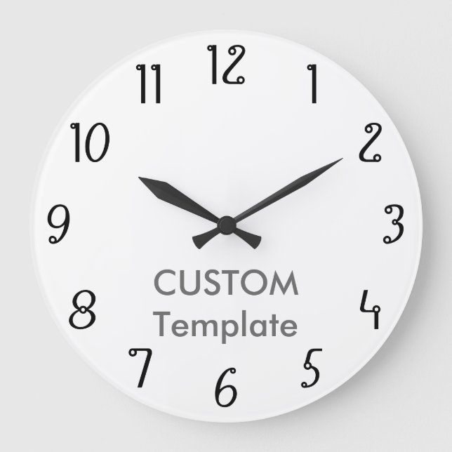 LIVRO DE CÍRCULOS DE RELÓGIO DE Parede RONDADA DE  (Frente)