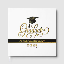 Livro de Convidado do Formando de Script Elegante