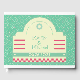 Livro de Convidado do Jantar Gráfico Clássico do 5