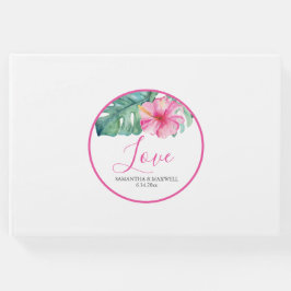 Livro de Convidado Personalizado Floral