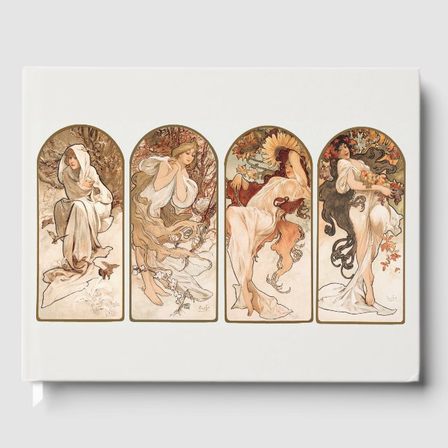 LIVRO DE CONVIDADOS: ALPHONS MARIA MUCHA: AS ESTAÇ (Frente)