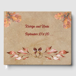 Livro de Convidados da Coleção de Casamentos Rusti