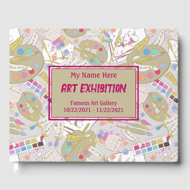 Livro de Convidados da Exposição de Tintas Persona (Frente)