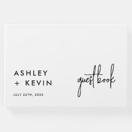 Livro de Convidados de Assinatura de Foto Minimali