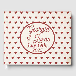 Livro de Convidados de Casamento da Americana Verm