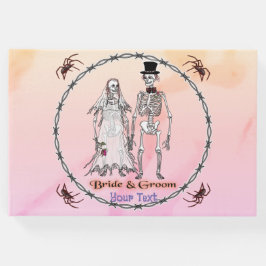 Livro de Convidados de Casamento Skeleton