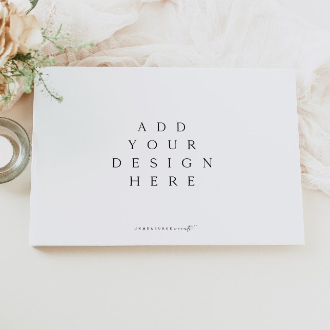 Livro de Convidados de Design Personalizado (Criador carregado)