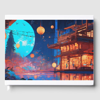 livro de convidados do estilo do artesanato